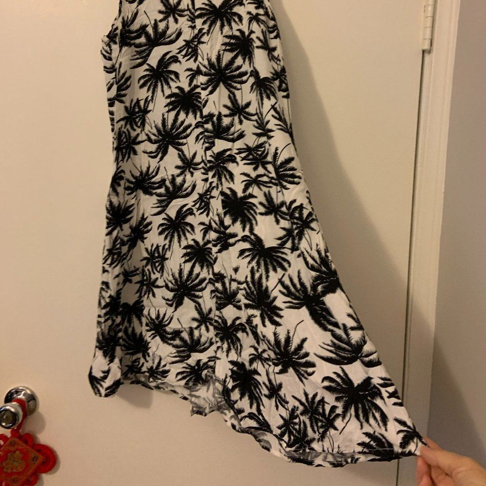 Jachs Girlfriend Bathing Suit Coverup in Black and White Large - Picture 5 of 8